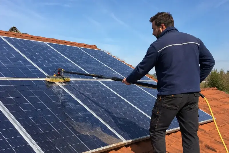 Nettoyage et entretien de panneaux solaires à Dortan